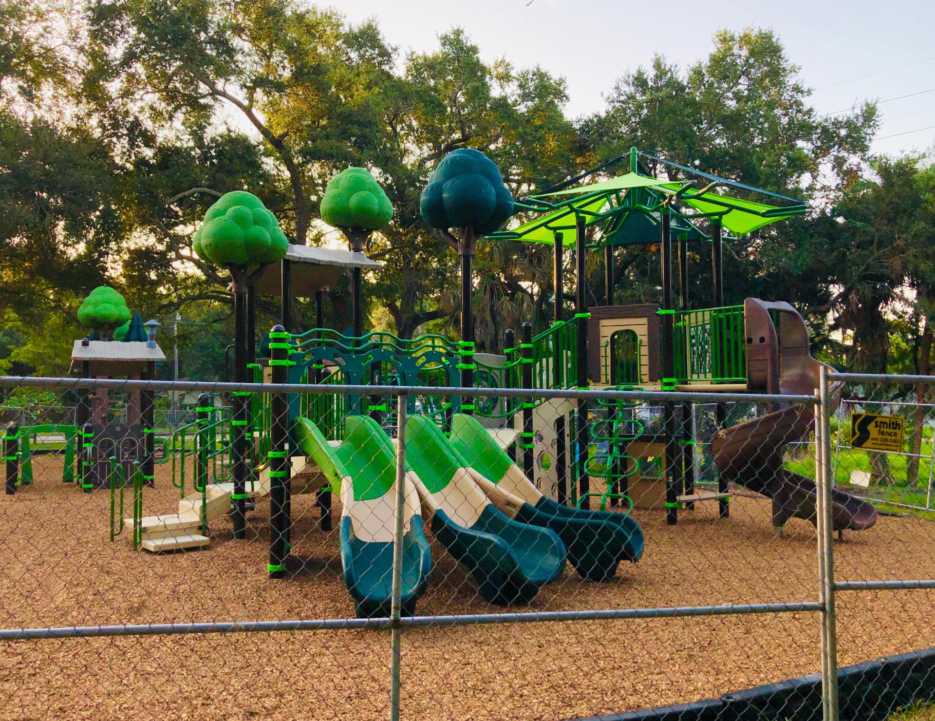 New Playground at Pioneer Park