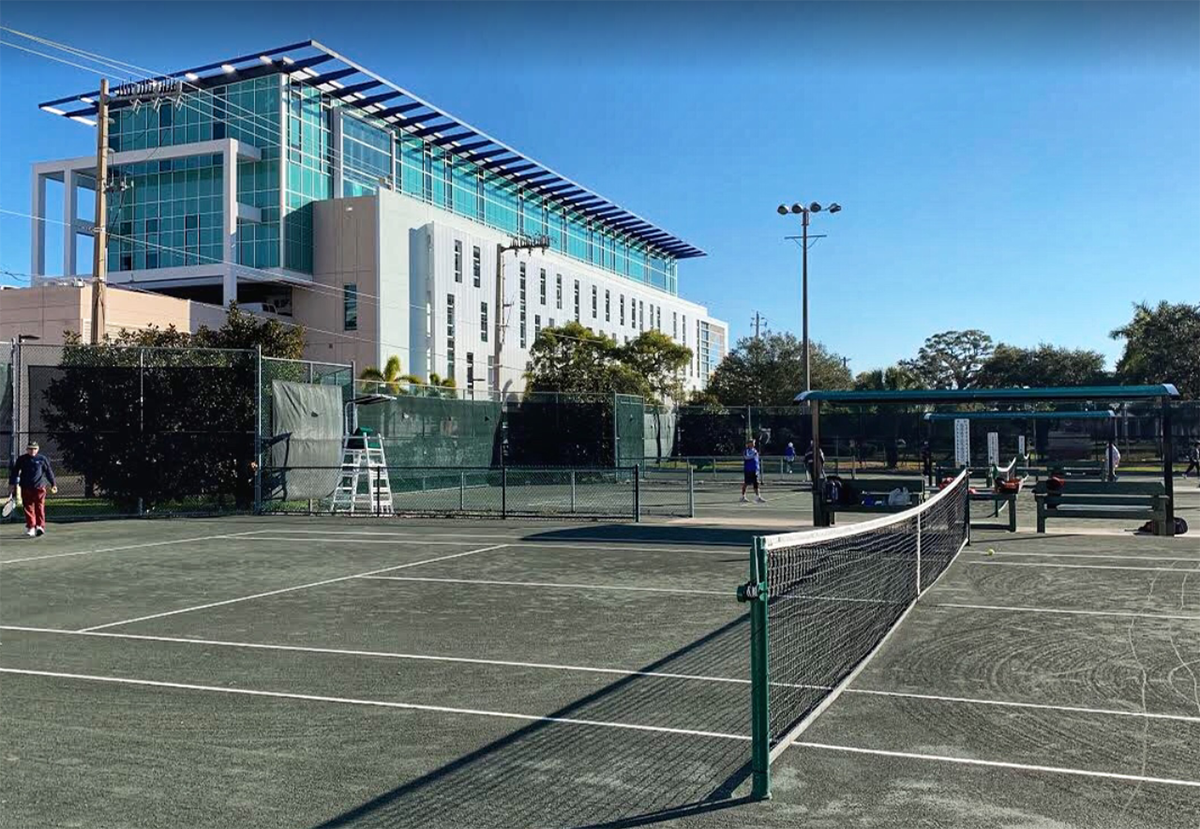 Maine Image Inside Payne Park Tennis Center